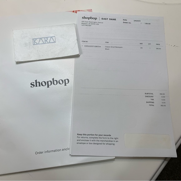 Like new KARA Classic Black Small Backpack (One Size) - Picture 13 of 13